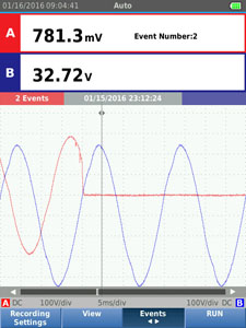 Fluke 120B 시리즈 산업용 ScopeMeter® 휴대용 오실로스코프